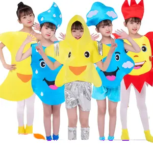 Trẻ em ngày bên Sun Raindrop Chuối Dâu hoạt hình trái cây trang phục Rau Halloween cosplay cho bé trai cô gái ăn mặc