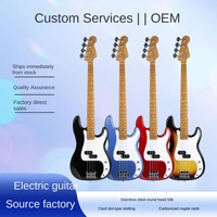 Guitare électrique et basse transfrontalières pour débutants, basse à quatre cordes