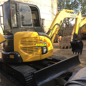 Excavadora de cadenas mini Komatsu PC50 PC50MR de 5 toneladas usada de segunda mano, origen Japón, motor con certificación CE, bomba de caja de cambios, rodamiento HAWE - Product Image 6