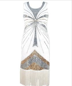 Bestdance-vestidos de Flapper para mujer, vestido de fiesta de talla grande, 20s Roaring, <span class=keywords><strong>gran</strong></span> Gatsby, 1920 - Product Image 4