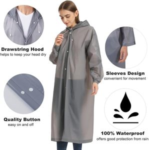 Unisex EVA Regenmantel für Erwachsene Wasserdichte und atmungsaktive Outdoor-Aktivitäten Cape Great Plastic Product Wind proof mit Preis