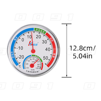 MINI Thermomètre numérique LCD et hygromètre Capteur de température et d'humidité intérieures Outil de beauté à domicile pour l'extension et le stockage des cils