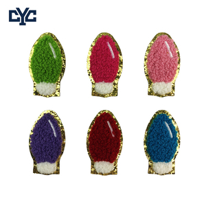 Patchs brodés multicolores <span class=keywords><strong>à</strong></span> paillettes brillantes, patchs brodés réversibles colorés <span class=keywords><strong>à</strong></span> paillettes lumineuses pour Noël - Product Image 4