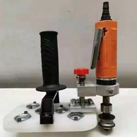 Mini machine pneumatique portable de rectification et de polissage en ligne droite pour le traitement du verre, pour les bords de verre en forme de crayon et les bords plats