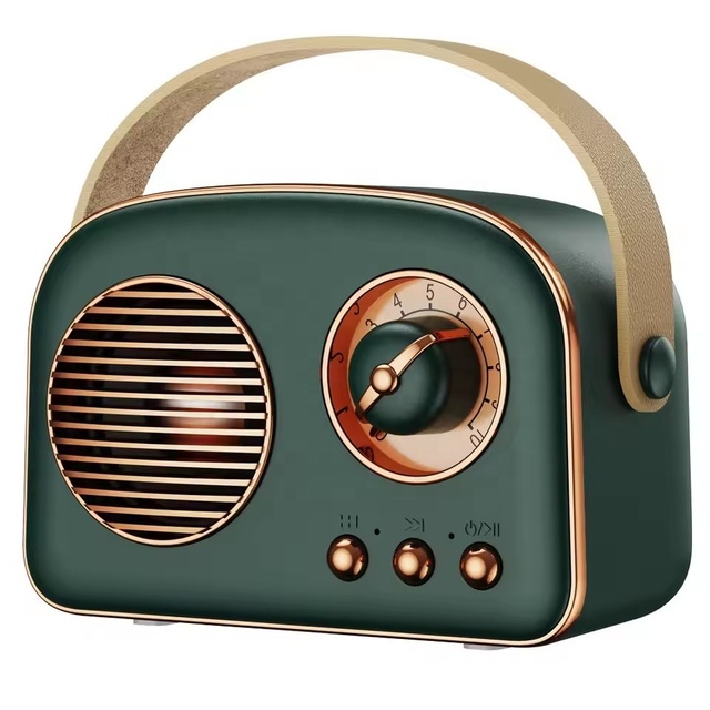 Outdoor Travel Cute Small Gifts T20 Music Surround Retro Home Theatre Karaoke Wireless Speaker Support FM Radio Usb/Tf Card/Aux