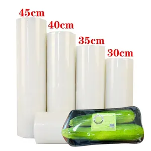 Manufacturer Anti-fogging Family Use Plastic Wrap Cling Dispenser PE Food Grade PE Cling Film For Cooked Kitchen