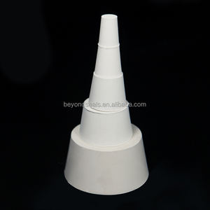 000 #-25 # Goedkope Labstoppers Geboord Rubberen Stop Taps Toelopende Witte Massieve Rubberen Bungs - Product Image 2