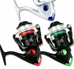 FF3000-7000Series Plastic Metal Spinning Fishing Reel 13 <b>Ball</b> Bearings 3KG Max Drag 5.2:1 Gear Ratio High Quality 3 Colors - Product Image 5
