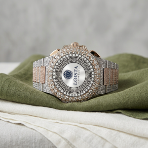 Nuevo Reloj de Diamantes Moissanite con Diseño Moderno, Correa de Acero Inoxidable Plateada, Pasa el Test de Diamantes, Estilo Hip Hop para Fiestas, PARA LOISTA - Product Image 5