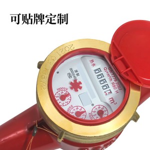 Compteur d'eau chaude haute température DN1520 à filetage multi-jets pour chauffe-eau solaire domestique avec personnalisation par autocollant - Product Image 1