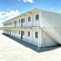 Rumah Kontainer Modular Lepas Pasang Modern Bernapas, Kabin Portabel, Kantor Bergerak Prefab untuk Sekolah, Ruang Tamu, dan Penggunaan di Pintu Masuk