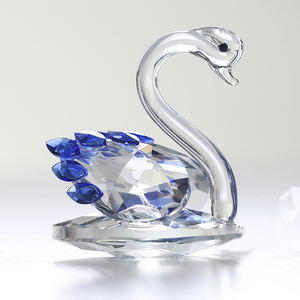 สัตว์ที่ชัดเจนดีสง่างามฌอนที่ไม่ซ้ำกันของขวัญของที่ระลึกงานแต่งงานคริสตัลหงส์เครื่องประดับ - Product Image 5