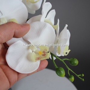 Orchidée Phalaenopsis Artificielle 92cm Effet Naturel, 9 Têtes, Tige Pliable, pour Décoration de Mariage de Luxe et de Table à Domicile H - Product Image 4