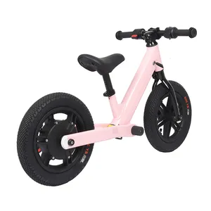 2024 New Design Lightest 100W 24V 12 Inch Electric Scooter Bike For Kids Steel Tricycle 3 Wheels Foldable Popular Children