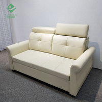 Einfache Doppels chlafsofa Section als & Loves eats Stoff Schlafs ofa