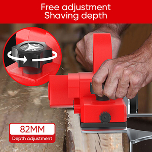 Cepilladora eléctrica Fyseus Carpenter, portátil para trabajo en el sitio, manijas amortiguadoras para reducir la fatiga del operador - Product Image 4