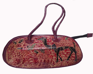 LOWELLCRAFT Bolso de Hombro Pequeño de Seda Ecológico de Lujo con Cierre de Cordón, 7 Pulgadas, para Viaje - Product Image 1