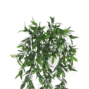 Plante suspendue artificielle en plastique haute simulation Sunwing <span class=keywords><strong>Holly</strong></span> 75 cm, vigne pleureuse, feuillage pour mur, plafond, suspension - Product Image 3