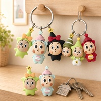 Breloques en PVC personnalisées de la marque HS, motif étoile de dessin animé créatif, pour la décoration de chaussures et de sacs