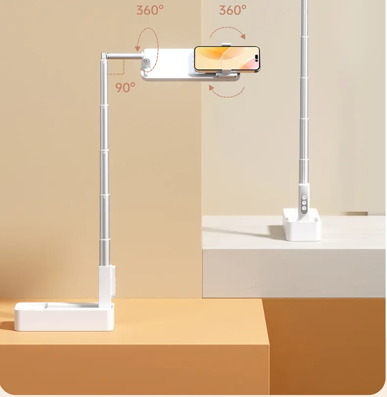 Dudukan ponsel Overhead Universal lipat, dudukan ponsel Universal dengan Fi