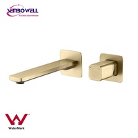 Sembowell Nouvelle Arrivée Mitigeur De Douche Mural En Laiton Robinet De Douche De Bain Dissimulé Robinet De Douche Avec Inverseur