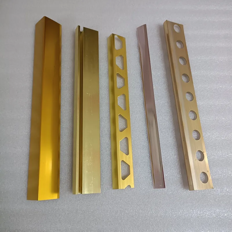 Good Quality Building Decorative Aluminium Tile Trim Edging Trim Decorative Metal Strip