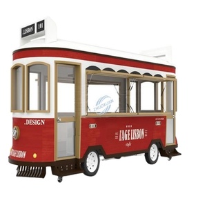 Carrito de Comida Móvil Eléctrico de Cuatro Ruedas de Alta Calidad con Refrigerador, Parrilla, Freidora, Servicio de Venta de Comida Callejera y Pequeño - Product Image 1