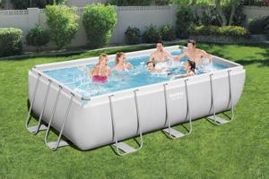 <span class=keywords><strong>PISCINA</strong></span> Rectangular de PVC con marco de metal, 4,04 m x 2,01 m x 1m, con bomba de <span class=keywords><strong>filtro</strong></span> de arena - Product Image 6