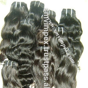 Buenos pelos gruesos de cabeza completa 10 pulgadas ~ 36 pulgadas Tejido de cabello natural, desprendimiento y enredo libre Waft Cabello humano - Product Image 4