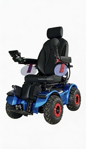 Silla de Ruedas Todoterreno con Función de Control por Voz Opcional, Respaldo Reclinable y Funciones de Elevación de Piernas - BZ-WZQX9 BZ-WZQX9 Electromag - Product Image 2