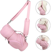 Bolsa de Mano Mini para Golf para Mujer, Porta Pelotas Pequeño para Campos de Mini-Golf, Bolsa de Vino Mini-Golf Portátil e Impermeable con Correa para el Hombro