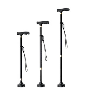 Canne de marche Gao Bokangda bleu paon réglable en alliage d'aluminium antidérapante pour personnes âgées usage domestique - Product Image 5