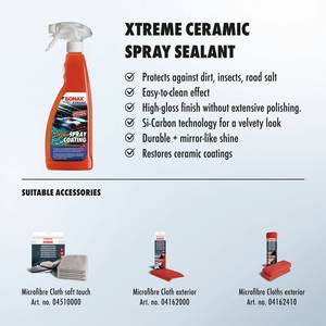 Sonax Xtreme Revêtement Céramique pour Voiture en Spray 750ml Scellant de Peinture Longue Durée avec Couche Protectrice Hydrophobe - Product Image 2