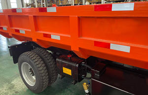 Vehículo de Transporte JAXON de 4 Ruedas JQ-5 de 5 Toneladas, Todoterreno, sin Rieles, con Neumáticos de Goma, Camión Volquete Hidráulico para Minería - Product Image 6