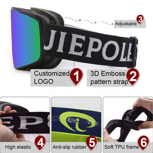 Jiepolly Oem <span class=keywords><strong>gafas</strong></span> de sol polarizadas personalizadas para exteriores Uv400 para deportes de esquí, <span class=keywords><strong>gafas</strong></span> de esquí para mujeres d - Product Image 4