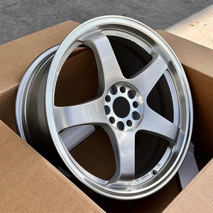 17x9 18x9 5 18x10 5 19x10 5 Roues de voiture finition argentée à vendre <span class=keywords><strong>Nissan</strong></span> 300zx 350z 370z R32 R34 R35 <span class=keywords><strong>GTR</strong></span> S13 S14 S15 Jantes noires - Product Image 4