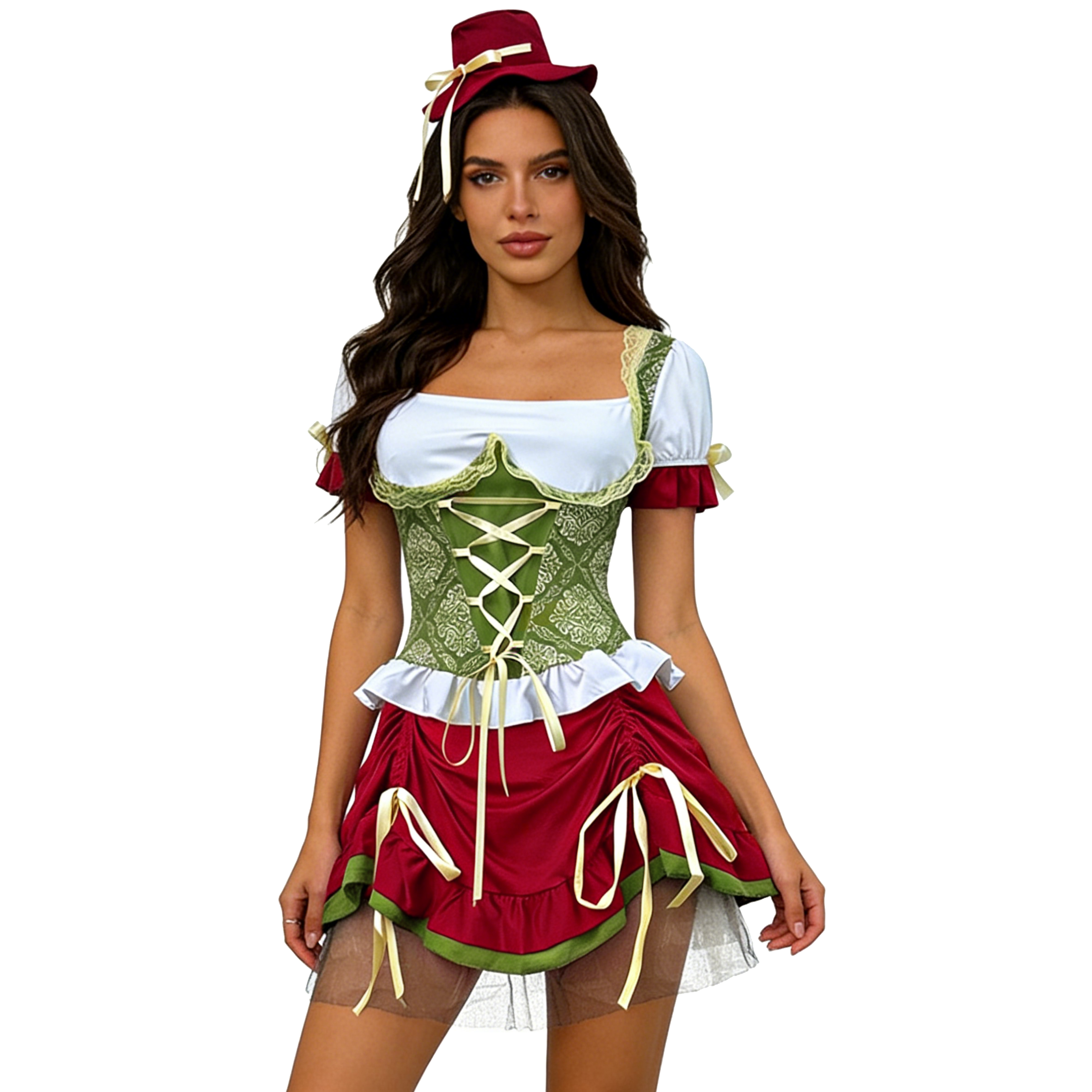 Low Price Green Dirndl 100% Cotton & Customizable Design | Alibaba.com