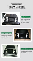 NT-FP008 19 ''1u/2u rak laci rel geser dudukan 12 24 48 Port Panel Patch serat optik dengan adaptor dan ekor babi