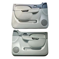 84127282  Ensemble de garniture de porte avant pour GMC Yukon 2010-2014, panneau latéral de porte intérieure noir, accessoires de voiture, pièce 20792318