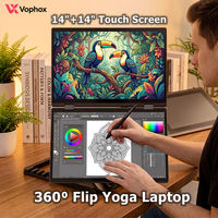 Çizim Tableti Dizüstü Bilgisayar %100 SRGB Çift Ekranlı Notebook Grafik Tasarım Dizüstü Bilgisayarı OEM Toptan Taşınabilir Yaratıcı Bilgisayar Ordinateur Portable