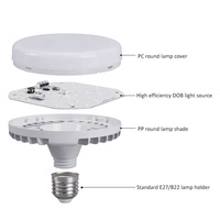 Nouveautés Ampoules LED à haute efficacité énergétique E27/B22 15W Maison Restaurant Hôtel Bureau Intérieur Certifié CE Garantie de 2 ans