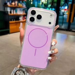 IMD Official Type TPU+<b>PC</b> Slim Phone Case for iPhone Air 16 17 Pro Max <b>Wireless</b> Charging Strong Magnetic Shockproof Cover - Product Image 6