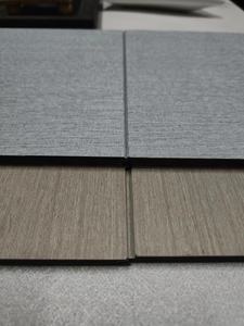 Slotted Geometric European Bamboo Charcoal Wood Veneer WPC <b>Foam</b> Board Composite Eco-Friendly Household Indoor Wall Panels - Product Image 4