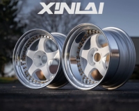 XINLAI Vente Chaude Jantes Forgées Brossées Polies 3 Pièces 5x120 5x112 5x114.3 18 19 20 21 22 Pouces pour Voiture de Course