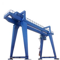 Grue portique électrique à double poutre pour le transport de matériaux en atelier et entrepôt