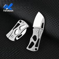 Mini couteau pliant EDC porte-clés, lame en acier D2, tactique, petit couteau compact de poche pour le quotidien et l'extérieur