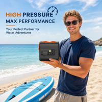 Pompe à air haute pression portable OEM ODM pour véhicule, gonflage et dégonflage, pour flotteurs gonflables d'extérieur