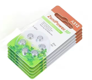 แบตเตอรี่เครื่องช่วยฟัง 1.45V แพ็ค 6 ก้อน (A13/A312/A675/A10) อุปกรณ์เสริมสำหรับเครื่องช่วยฟัง - แบตเตอรี่ซิงค์แอร์ใช้งานได้ยาวนาน เหมาะสำหรับเครื่องช่วยฟังแบบ BTE/IIC/CIC - Product Image 5