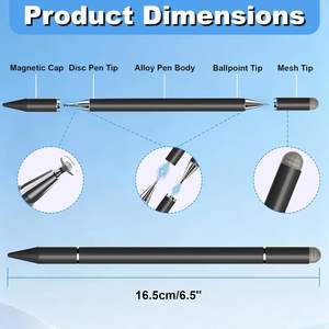 Soporte Magnético de Aluminio para Lápiz Óptico para Pantallas Táctiles Capacitivas Skylight de 15.6/27 Pulgadas con Punta Reemplazable y Rechazo de Palma - Product Image 3