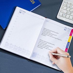 PU Leather Cover Spiral Binding Mini <b>A5</b> Legal Pad Notebook with Strap for Students Office 2025 Custom Journal Customizable Logo - Product Image 2